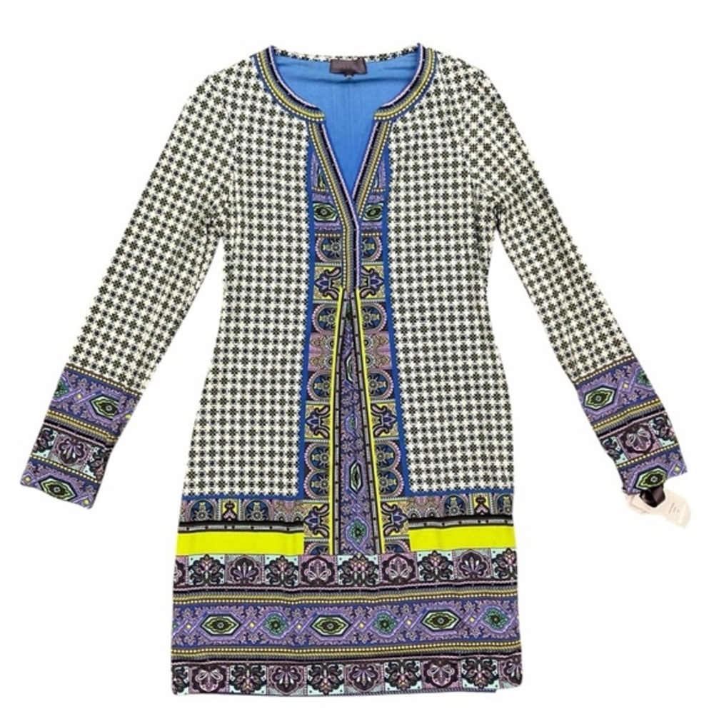NWT Hale Bob Jersey Print Dress Sz M
